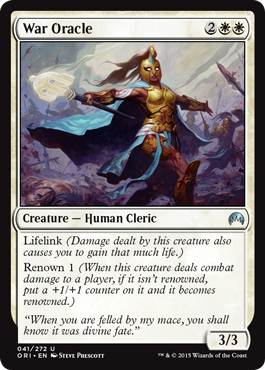 War Oracle (Magic Origins) Light Play