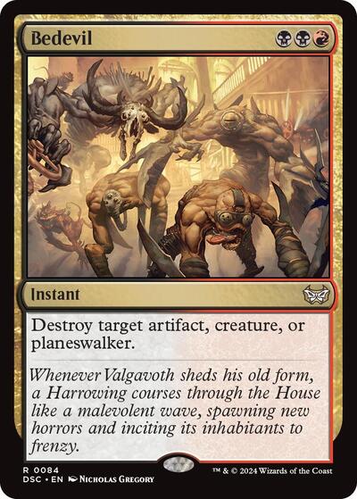 Bedevil (Commander: Duskmourn: House of Horror) Light Play
