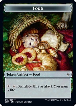 Food Token (17) (Throne of Eldraine) Light Play