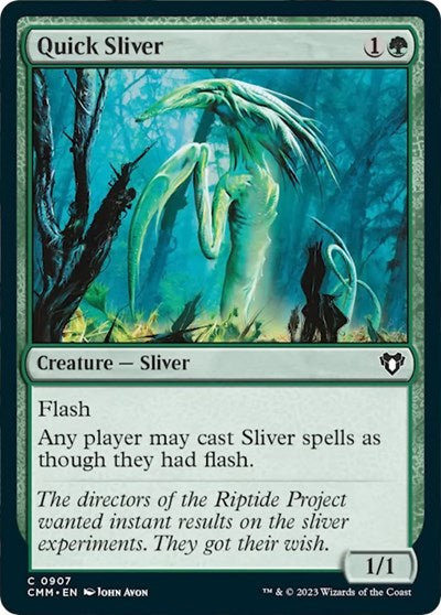 Quick Sliver (Commander Masters) Light Play