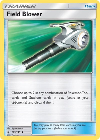 Field Blower (SM - Guardians Rising) Medium Play Reverse Holofoil