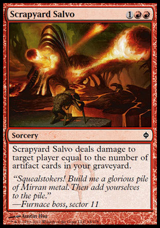 Scrapyard Salvo (New Phyrexia) Light Play