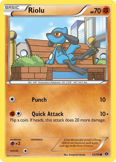 Riolu (Next Destinies) Light Play
