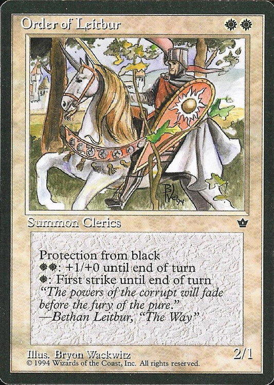Order of Leitbur (Wackwitz) (Facing Left) (Fallen Empires) Light Play