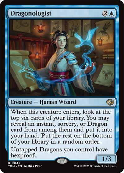 Dragonologist (Tarkir: Dragonstorm) Light Play
