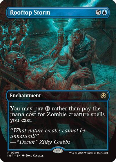 Rooftop Storm (Borderless) (Innistrad Remastered) Light Play