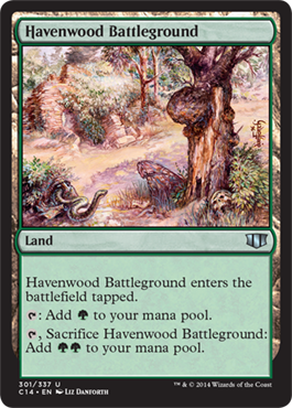Havenwood Battleground (Commander 2014 Edition) Medium Play