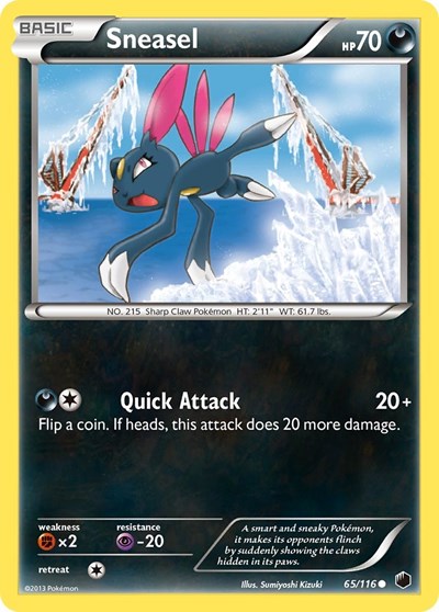 Sneasel (Plasma Freeze) Heavy Play