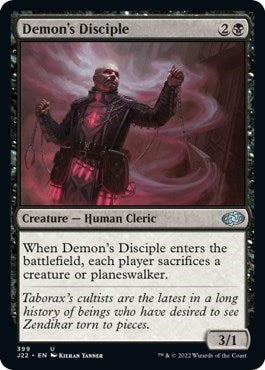 Demon's Disciple (Jumpstart 2022) Light Play