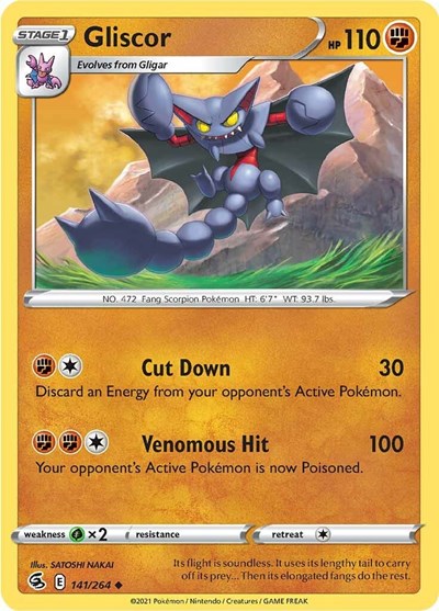Gliscor (SWSH08: Fusion Strike) Light Play