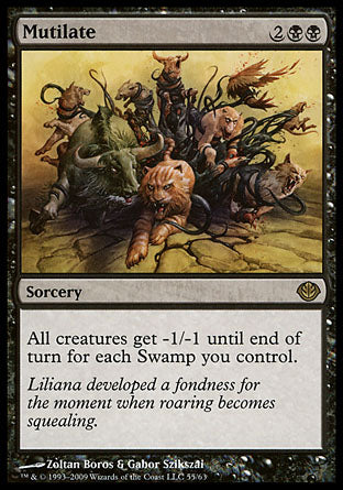 Mutilate (Duel Decks: Garruk vs Liliana) Light Play