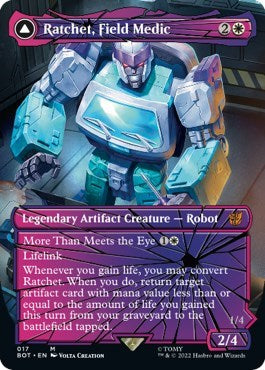 Ratchet, Field Medic (Shattered Glass) (Universes Beyond: Transformers) Light Play