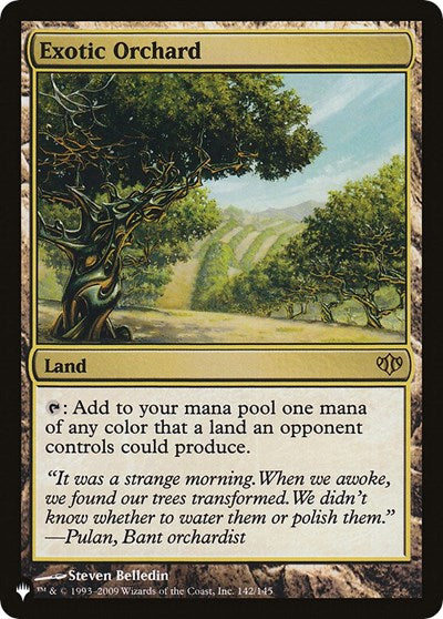 Exotic Orchard (Secret Lair Commander: From Cute to Brute) Light Play