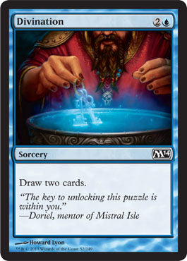 Divination (Magic 2014 Core Set) Light Play