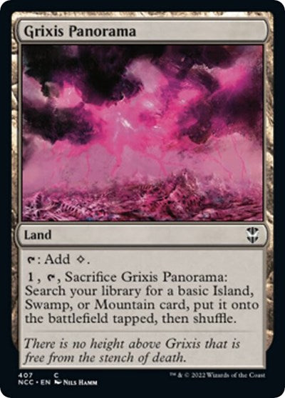 Grixis Panorama (Commander: Streets of New Capenna) Light Play