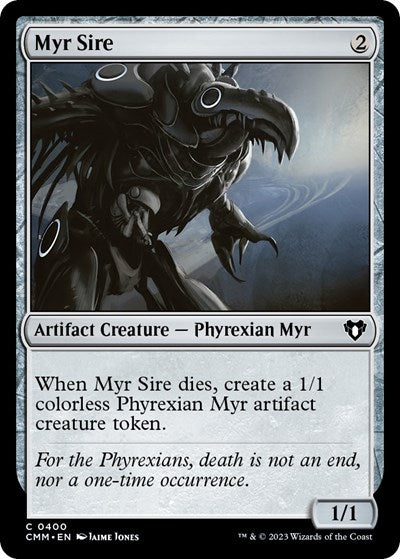Myr Sire (Commander Masters) Light Play