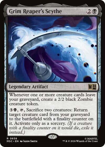 Grim Reaper's Scythe (Commander: Marvel Super Heroes) Light Play Foil