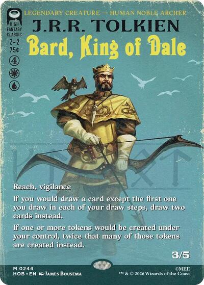 Bard, King of Dale (Borderless) (The Hobbit) Light Play Foil