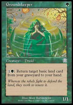 Groundskeeper (Mercadian Masques) Medium Play