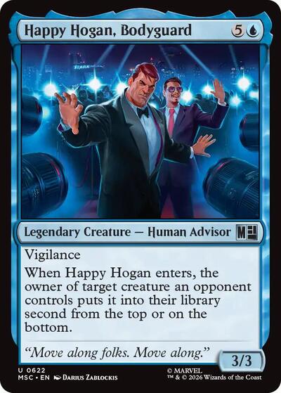 Happy Hogan, Bodyguard (Commander: Marvel Super Heroes) Light Play