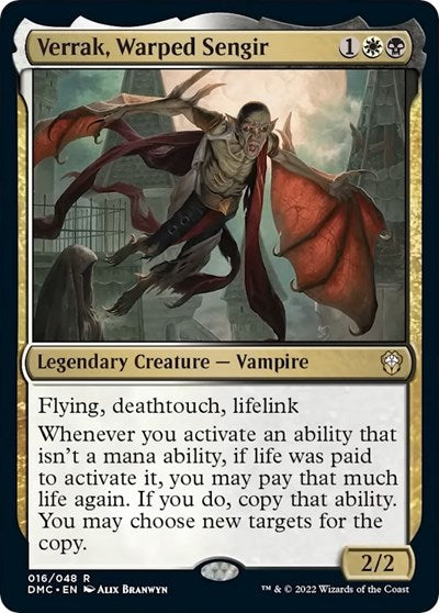 Verrak, Warped Sengir (Commander: Dominaria United) Light Play