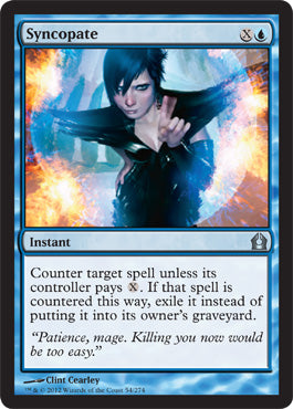 Syncopate (Return to Ravnica) Light Play Foil