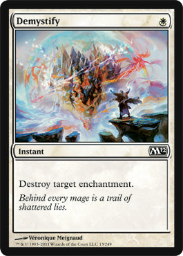 Demystify (Magic 2012 Core Set) Light Play