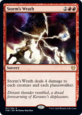 Storm's Wrath (Theros Beyond Death) Light Play