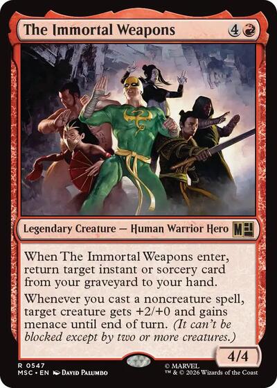 The Immortal Weapons (Commander: Marvel Super Heroes) Light Play