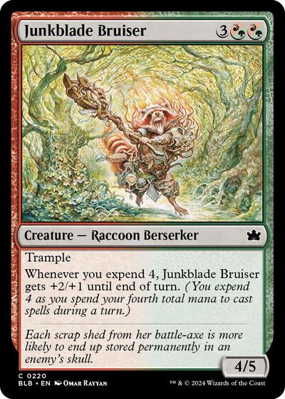 Junkblade Bruiser (Bloomburrow) Light Play Foil