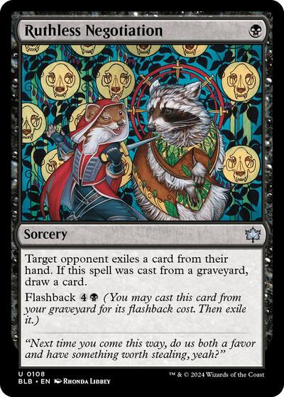 Ruthless Negotiation (Bloomburrow) Light Play