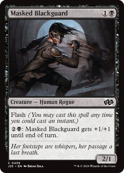 Masked Blackguard (Foundations Jumpstart) Light Play