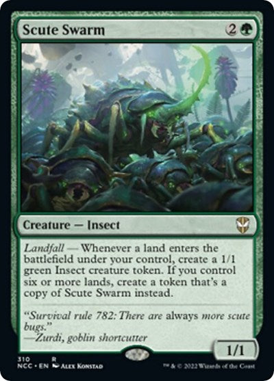Scute Swarm (Commander: Streets of New Capenna) Light Play