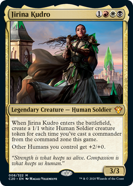 Jirina Kudro (Commander 2020 Ikoria) Light Play Foil