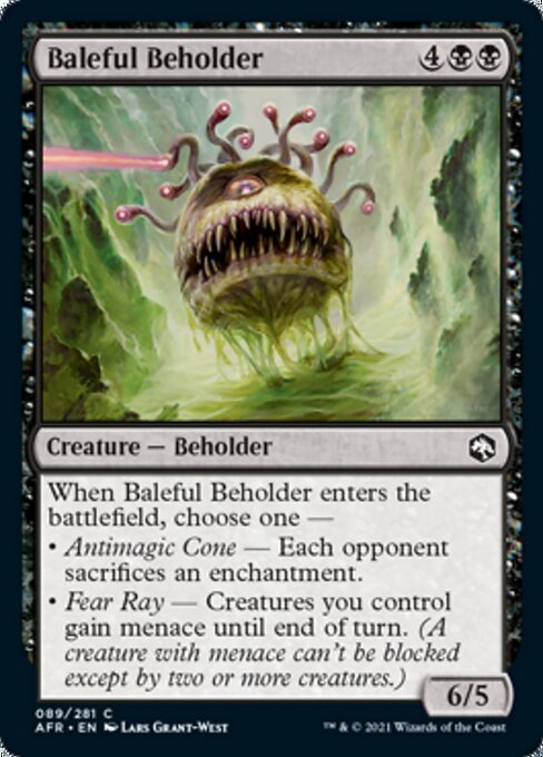 Baleful Beholder (Adventures in the Forgotten Realms) Light Play