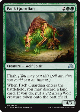 Pack Guardian (Shadows Over Innistrad) Light Play