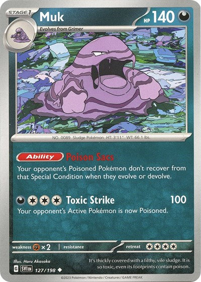Muk (Scarlet and Violet: Base Set) Light Play