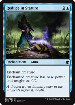 Reduce in Stature (Dragons of Tarkir) Light Play