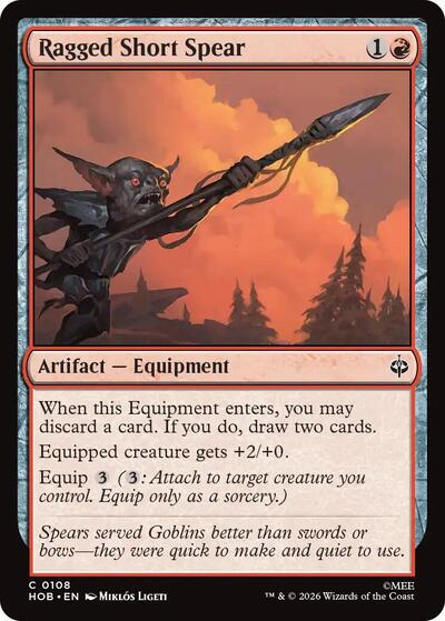 Ragged Short Spear (The Hobbit) Light Play
