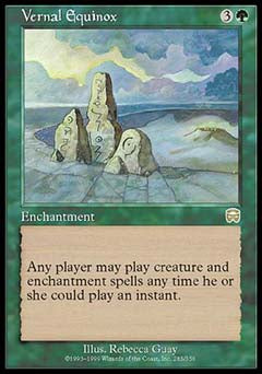 Vernal Equinox (Mercadian Masques) Light Play