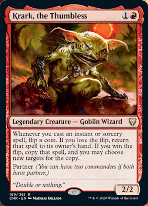 Krark, the Thumbless (Commander Legends) Medium Play