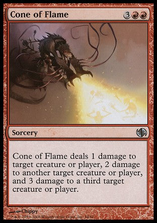 Cone of Flame (Duel Decks: Jace vs Chandra) Heavy Play