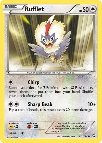 Rufflet (Dragons Exalted) Light Play Reverse Holofoil