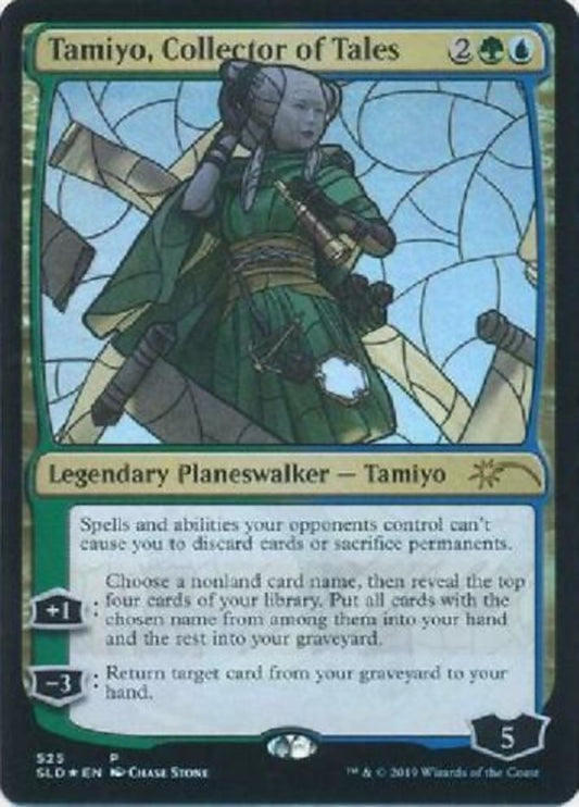 Tamiyo, Collector of Tales Stained Glass (Secret Lair) Near Mint Foil