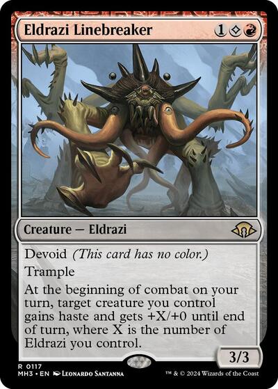 Eldrazi Linebreaker (Modern Horizons 3) Light Play Foil