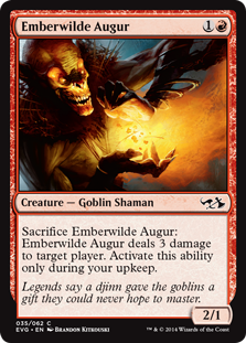 Emberwilde Augur (Duel Decks Anthology: Elves vs Goblins) Light Play