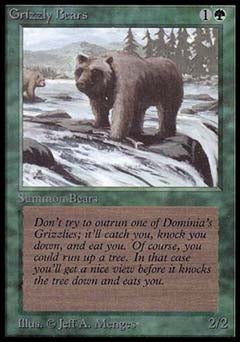 Grizzly Bears (Beta) Damaged / Poor