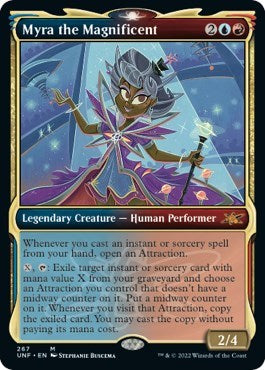 Myra the Magnificent (Showcase) (Unfinity) Light Play