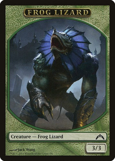 Frog Lizard Token (Gatecrash) Light Play