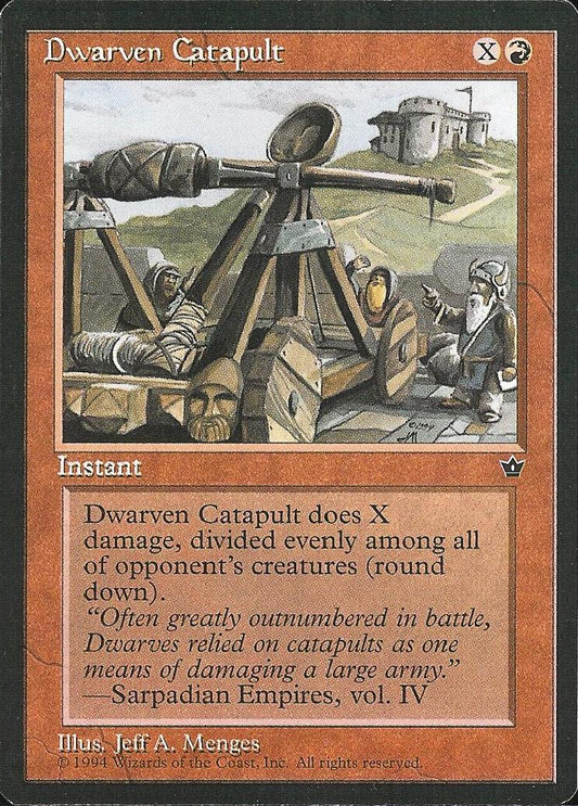 Dwarven Catapult (Fallen Empires) Damaged / Poor